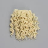 15*100cm Screw Curly Hair Extensions for All Dolls DIY Hair Wigs Heat Resistant Fiber Hair Wefts