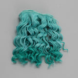 15*100cm Screw Curly Hair Extensions for All Dolls DIY Hair Wigs Heat Resistant Fiber Hair Wefts