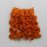 15*100cm Screw Curly Hair Extensions for All Dolls DIY Hair Wigs Heat Resistant Fiber Hair Wefts