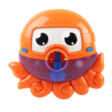Bubble Machine Crabs Music Light Electric Bubble Maker Baby Kids Outdoor Swimming Bathtub Soap Machine with Music Water Toy Cute