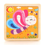 1PCS 3D Paper Jigsaw Puzzles for Children Kids Toys   Baby  Educational Puzles