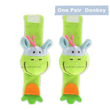 New Design Plush Baby Toy Animal Hand Bells Baby Rattle Toys High Quality Newbron Gift Animal Style Free Shipping BF01