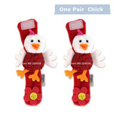 New Design Plush Baby Toy Animal Hand Bells Baby Rattle Toys High Quality Newbron Gift Animal Style Free Shipping BF01