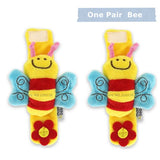 New Design Plush Baby Toy Animal Hand Bells Baby Rattle Toys High Quality Newbron Gift Animal Style Free Shipping BF01