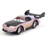 NewDisney Pixar sedan 3 toy car McQueen Jackson storm 1:55 die-cast metal alloy model toy car 2 boys birthday Christmas gift