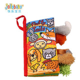 Baby Toys Infant Baby Book Early Development Cloth Books For Kids Learning Education Activity Books Animal Tails Dinosaur SZ04