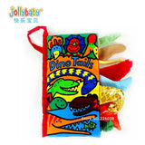 Baby Toys Infant Baby Book Early Development Cloth Books For Kids Learning Education Activity Books Animal Tails Dinosaur SZ04