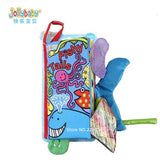 Baby Toys Infant Baby Book Early Development Cloth Books For Kids Learning Education Activity Books Animal Tails Dinosaur SZ04