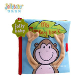 Baby Toys Infant Baby Book Early Development Cloth Books For Kids Learning Education Activity Books Animal Tails Dinosaur SZ04