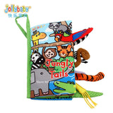 Baby Toys Infant Baby Book Early Development Cloth Books For Kids Learning Education Activity Books Animal Tails Dinosaur SZ04