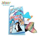 Baby Toys Infant Baby Book Early Development Cloth Books For Kids Learning Education Activity Books Animal Tails Dinosaur SZ04