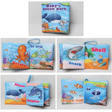 Baby Toys Infant Baby Book Early Development Cloth Books For Kids Learning Education Activity Books Animal Tails Dinosaur SZ04