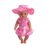 Cute Pattern Casual Raincoat 3Pcs=Hat+Coat+Pants Fit 18 Inch American&43 CM Baby Doll Clothes Accessories,Girl's Toys,Generation