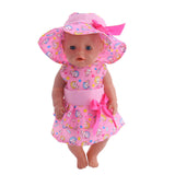 Cute Pattern Casual Raincoat 3Pcs=Hat+Coat+Pants Fit 18 Inch American&43 CM Baby Doll Clothes Accessories,Girl's Toys,Generation