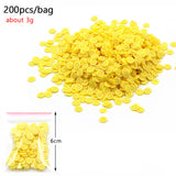Fruit Fimo Bead Charms for Slime Accessories Fluffy DIY Decoration Addition in Slime Clound Sand Toys Filler Glitter Clear Set