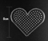 5mm Hama Beads Pegboard Toy DIY PUPUKOU Beads tool Educational Tangram Jigsaw Puzzle Template Kids Toy