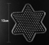 5mm Hama Beads Pegboard Toy DIY PUPUKOU Beads tool Educational Tangram Jigsaw Puzzle Template Kids Toy