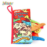 Baby Toys Infant Baby Book Early Development Cloth Books For Kids Learning Education Activity Books Animal Tails Dinosaur SZ04
